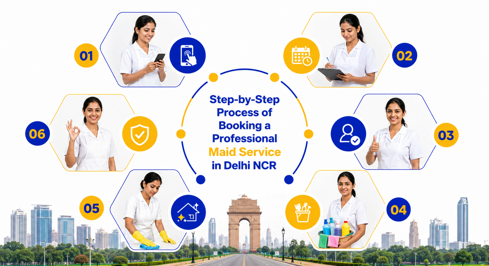 professional maid service in Delhi NCR
